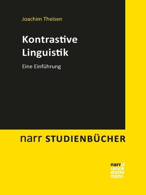 cover image of Kontrastive Linguistik